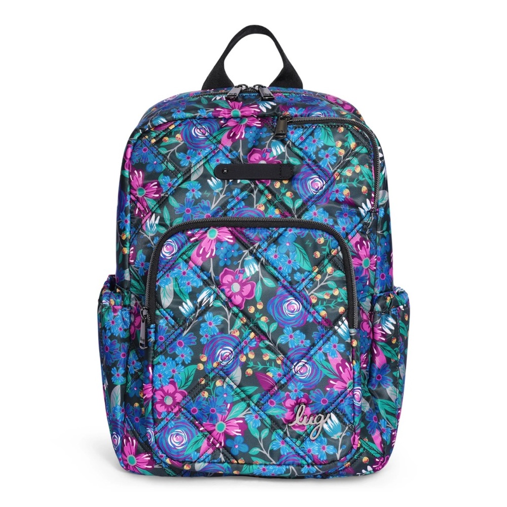 Lug Roadster Backpack - Whimsy Black EUC
